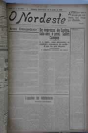 Página do jornal O Nordeste de junho de 1928