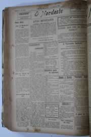 Página do jornal O Nordeste de junho de 1928