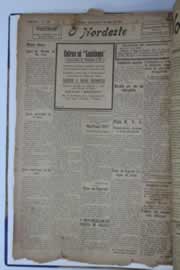 Página do jornal O Nordeste de julho de 1928