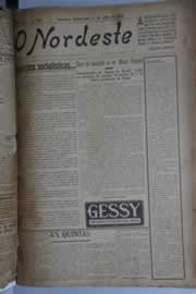 Página do jornal O Nordeste de julho de 1928