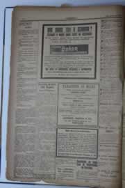 Página do jornal O Nordeste de julho de 1928
