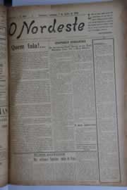Página do jornal O Nordeste de julho de 1928