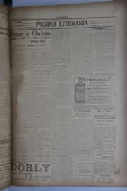Página do jornal O Nordeste de julho de 1928