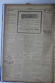 Página do jornal O Nordeste de julho de 1928