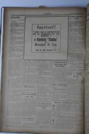 Página do jornal O Nordeste de julho de 1928