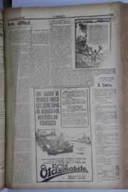 Página do jornal O Nordeste de julho de 1928