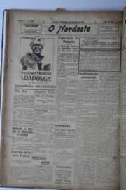 Página do jornal O Nordeste de julho de 1928
