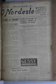 Página do jornal O Nordeste de julho de 1928