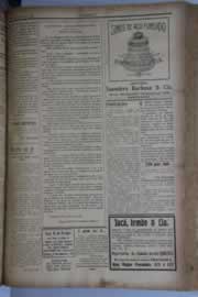 Página do jornal O Nordeste de julho de 1928