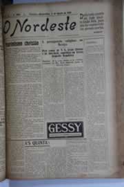 Página do jornal O Nordeste de agosto de 1928