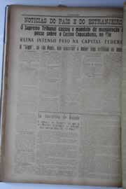 Página do jornal O Nordeste de agosto de 1928