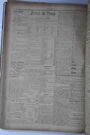Página do jornal O Nordeste de agosto de 1928