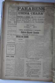 Página do jornal O Nordeste de agosto de 1928