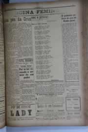 Página do jornal O Nordeste de agosto de 1928