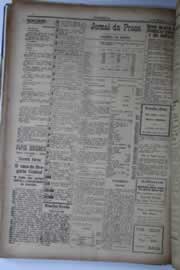 Página do jornal O Nordeste de agosto de 1928