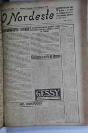Página do jornal O Nordeste de agosto de 1928