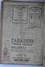 Página do jornal O Nordeste de agosto de 1928