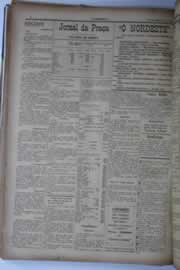 Página do jornal O Nordeste de agosto de 1928