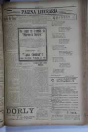 Página do jornal O Nordeste de agosto de 1928