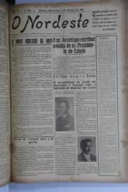 Página do jornal O Nordeste de setembro de 1928