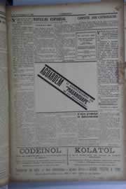 Página do jornal O Nordeste de setembro de 1928
