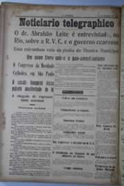 Página do jornal O Nordeste de setembro de 1928
