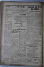 Página do jornal O Nordeste de setembro de 1928