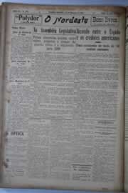 Página do jornal O Nordeste de setembro de 1928