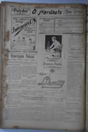 Página do jornal O Nordeste de setembro de 1928