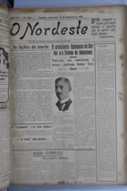 Página do jornal O Nordeste de setembro de 1928