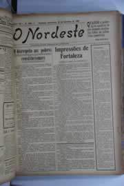 Página do jornal O Nordeste de setembro de 1928