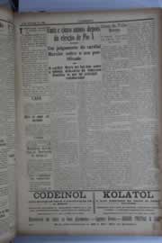 Página do jornal O Nordeste de outubro de 1928