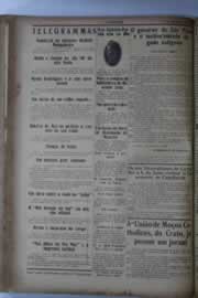 Página do jornal O Nordeste de outubro de 1928