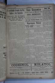 Página do jornal O Nordeste de outubro de 1928