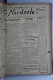 Página do jornal O Nordeste de outubro de 1928