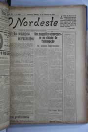 Página do jornal O Nordeste de outubro de 1928