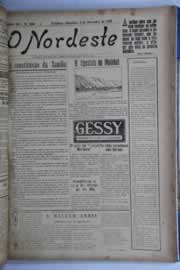 Página do jornal O Nordeste de dezembro de 1928