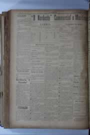 Página do jornal O Nordeste de dezembro de 1928