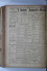 Página do jornal O Nordeste de dezembro de 1928