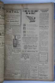 Página do jornal O Nordeste de dezembro de 1928
