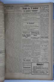 Página do jornal O Nordeste de dezembro de 1928