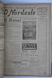 Página do jornal O Nordeste de dezembro de 1928