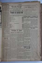 Página do jornal O Nordeste de janeiro de 1929