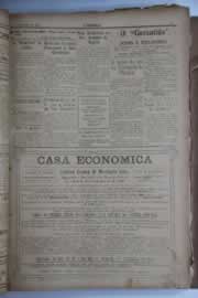 Página do jornal O Nordeste de janeiro de 1929
