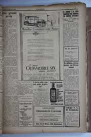 Página do jornal O Nordeste de janeiro de 1929