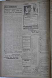 Página do jornal O Nordeste de janeiro de 1929