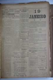 Página do jornal O Nordeste de janeiro de 1929