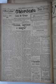 Página do jornal O Nordeste de janeiro de 1929