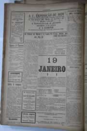 Página do jornal O Nordeste de janeiro de 1929