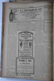 Página do jornal O Nordeste de janeiro de 1929